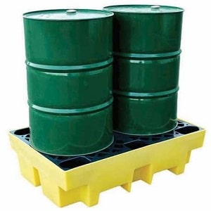 2 Drum Containment Pallet made from Romold