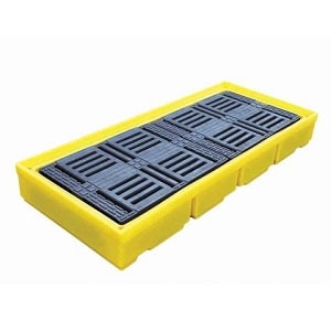 poly spill containment pallet for 3 drums 