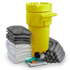universal spill kit 50 gallon absorbent capacity with overpack drum