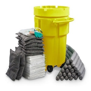 universal spill kit 95 gallon absorbent capacity with overpack poly drum