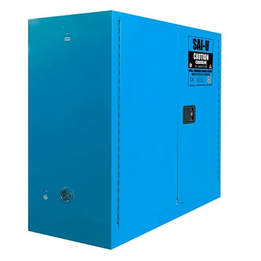 chemical storage cabinet with capacity of 30 gallon
