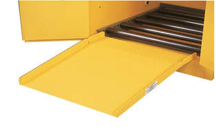 steel ramp for safety cabinet