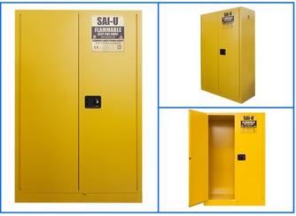 Yellow color Safety Storage Cabinet for Flammable materials