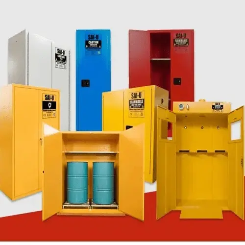 safety cabinets for flammables and chemicals