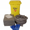 universal absorbents yellow spill kit container