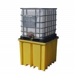 spill containment pallet for one IBC tank