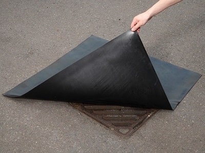 Covering Drain by Neoprene Drain Cover