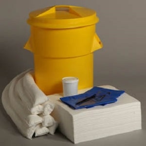 oil absorbent spill kit 100 liter absorbency