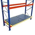spill pallet with steel rack