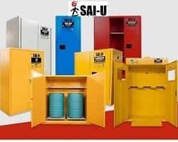 safety storage cabinets for flammables and chemicals