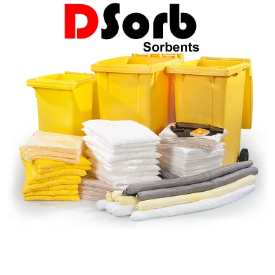 Spill Absorbents and Spill Kit bins