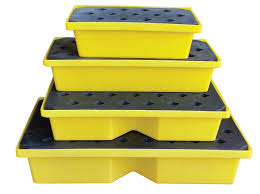plastic spill trays with grids
